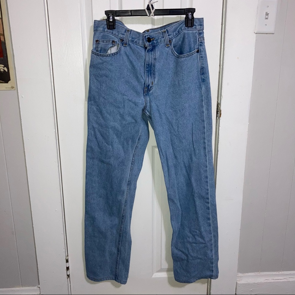Regular fit light wash jean (men’s fit)